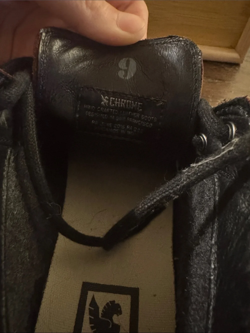 Vintage Chrome Industries brown leather chukka boots